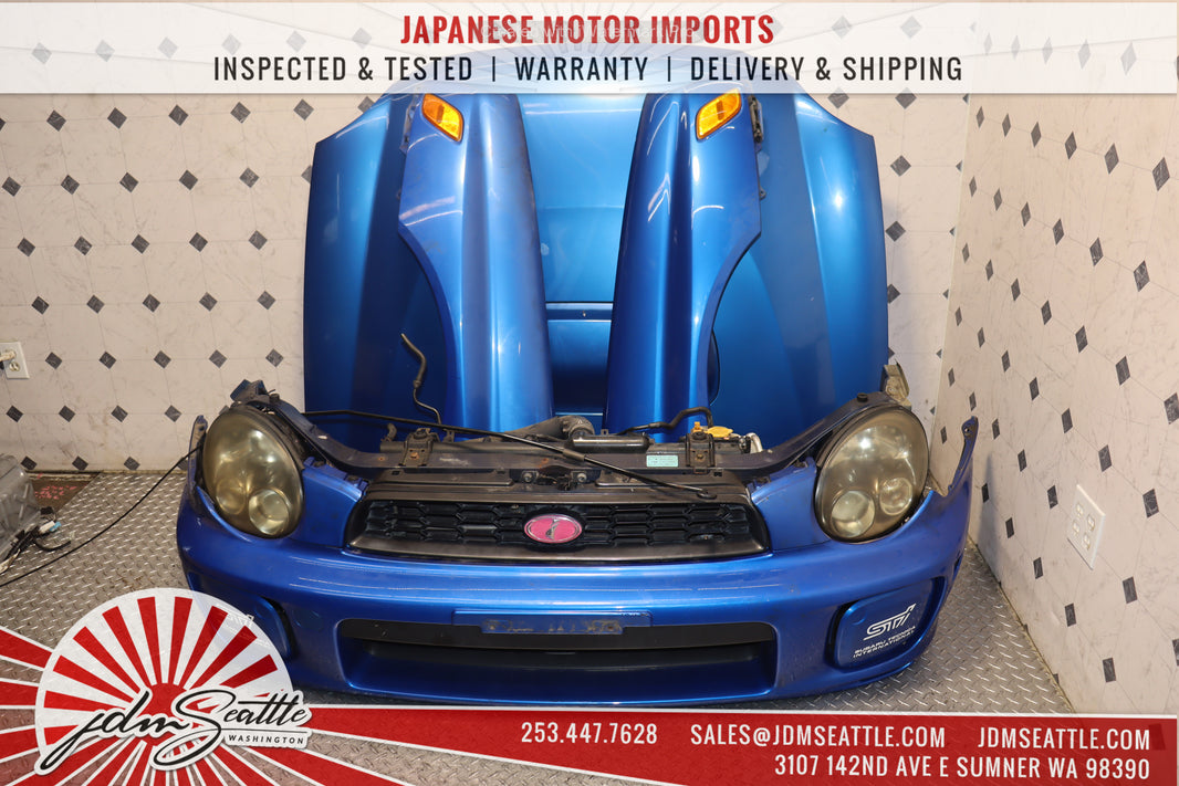 JDM 02 - 03 SUBARU IMPREZA WRX STI GDB BUGEYE VER7 COMPLETE FRONT AND REAR END