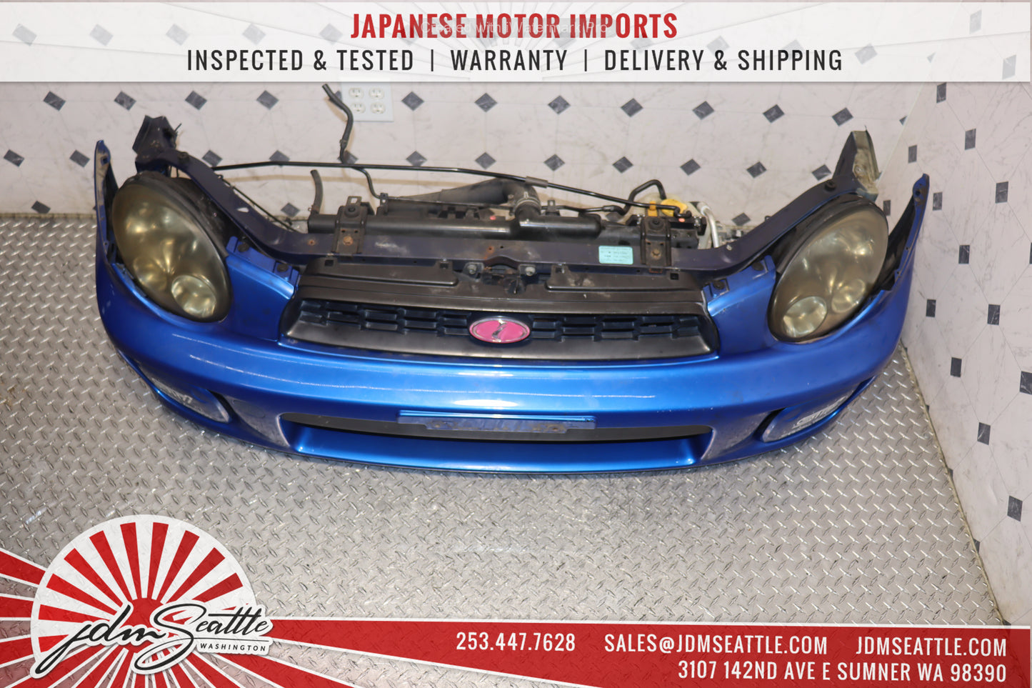 JDM 02 - 03 SUBARU IMPREZA WRX STI GDB BUGEYE VER7 COMPLETE FRONT AND REAR END