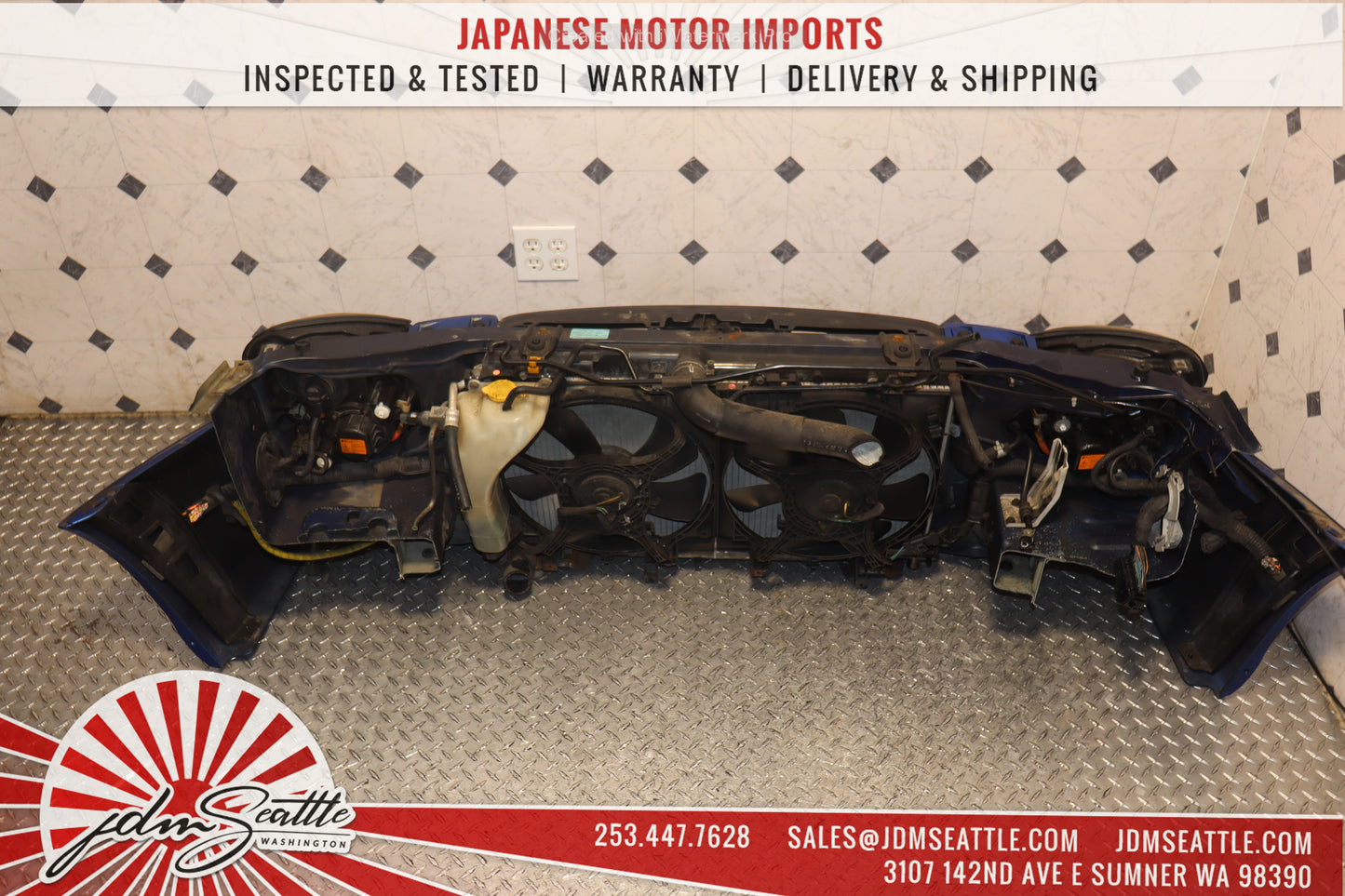 JDM 02 - 03 SUBARU IMPREZA WRX STI GDB BUGEYE VER7 COMPLETE FRONT AND REAR END