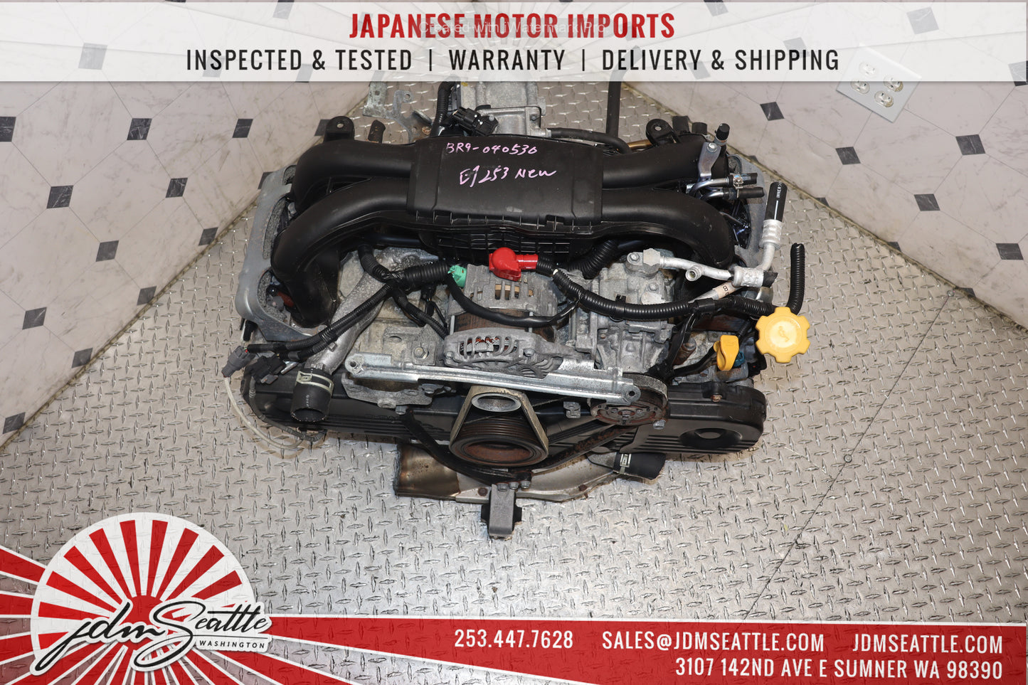 JDM EJ25 2010 2011 2012 SUBARU LEGACY FORESTER IMPREZA OUTBACK 2.5L SOHC AVCS ENGINE EJ253