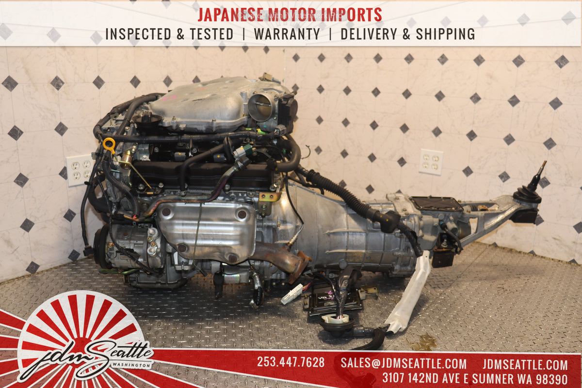 JDM VQ35DE 03-05 Nissan 350Z Infiniti G35 3.5L V6 Non-Revup Engine with 6-Speed Manual Transmission (CD07)