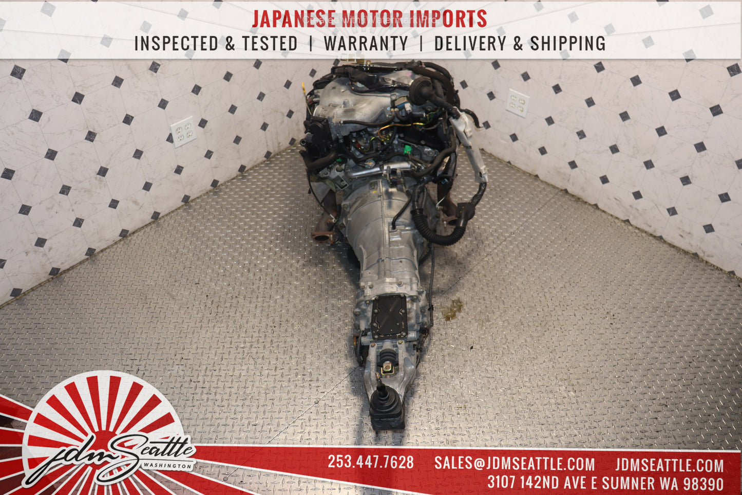 JDM VQ35DE 03 04 05 NISSAN 350Z INFINITI G35 3.5L V6 NON REVUP W/ 6 SPEED MANUAL TRANSMISSION CD07