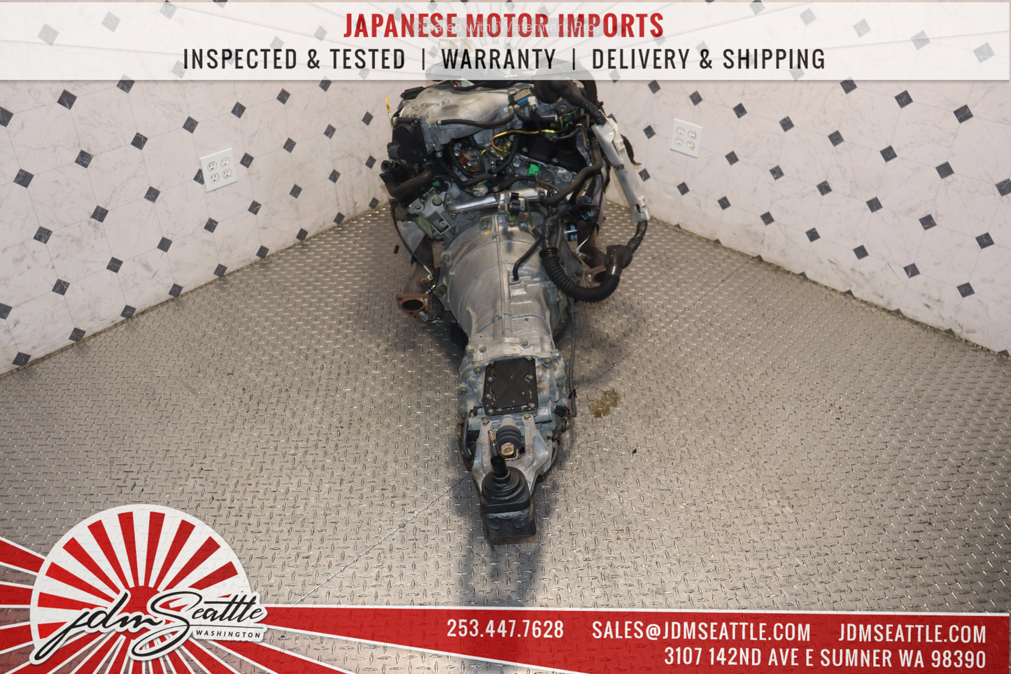 JDM VQ35DE 03 04 05 NISSAN 350Z INFINITI G35 3.5L V6 NON REVUP W/ 6 SPEED MANUAL TRANSMISSION CD07