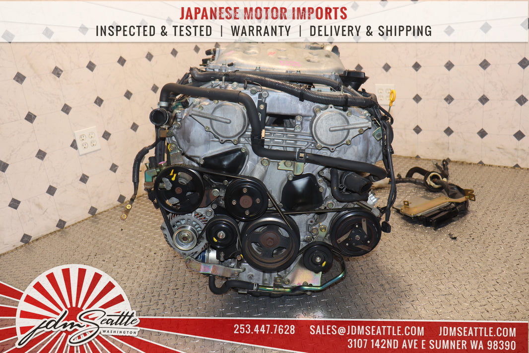 JDM VQ35DE 03-05 Nissan 350Z Infiniti G35 3.5L V6 Non-Revup Engine with 6-Speed Manual Transmission (CD07)