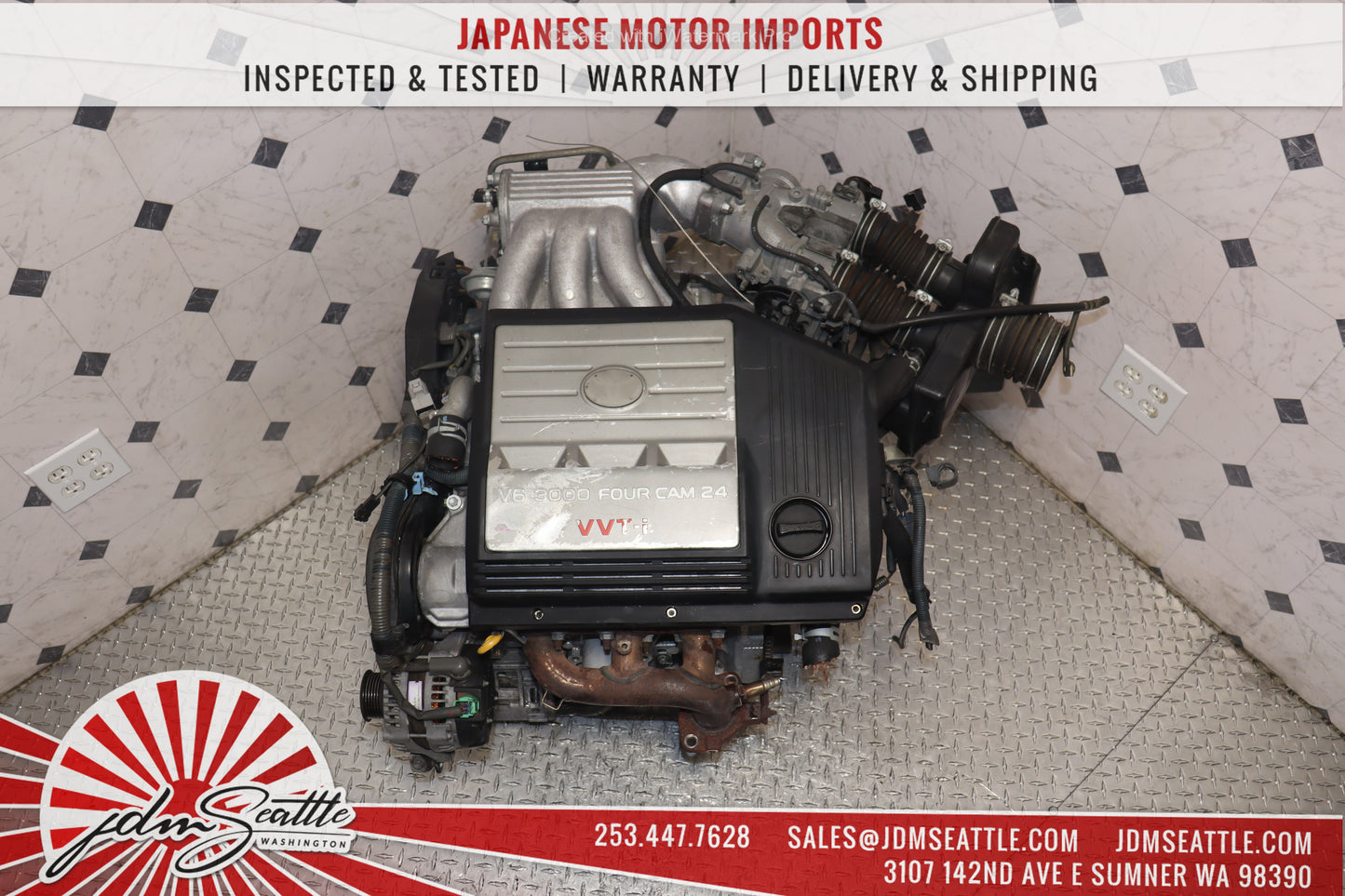 JDM 1MZ-FE 1999 - 2003 LEXUS RX300 TOYOTA HIGHLANDER 3.0L V6 AWD VVT-I ENGINE