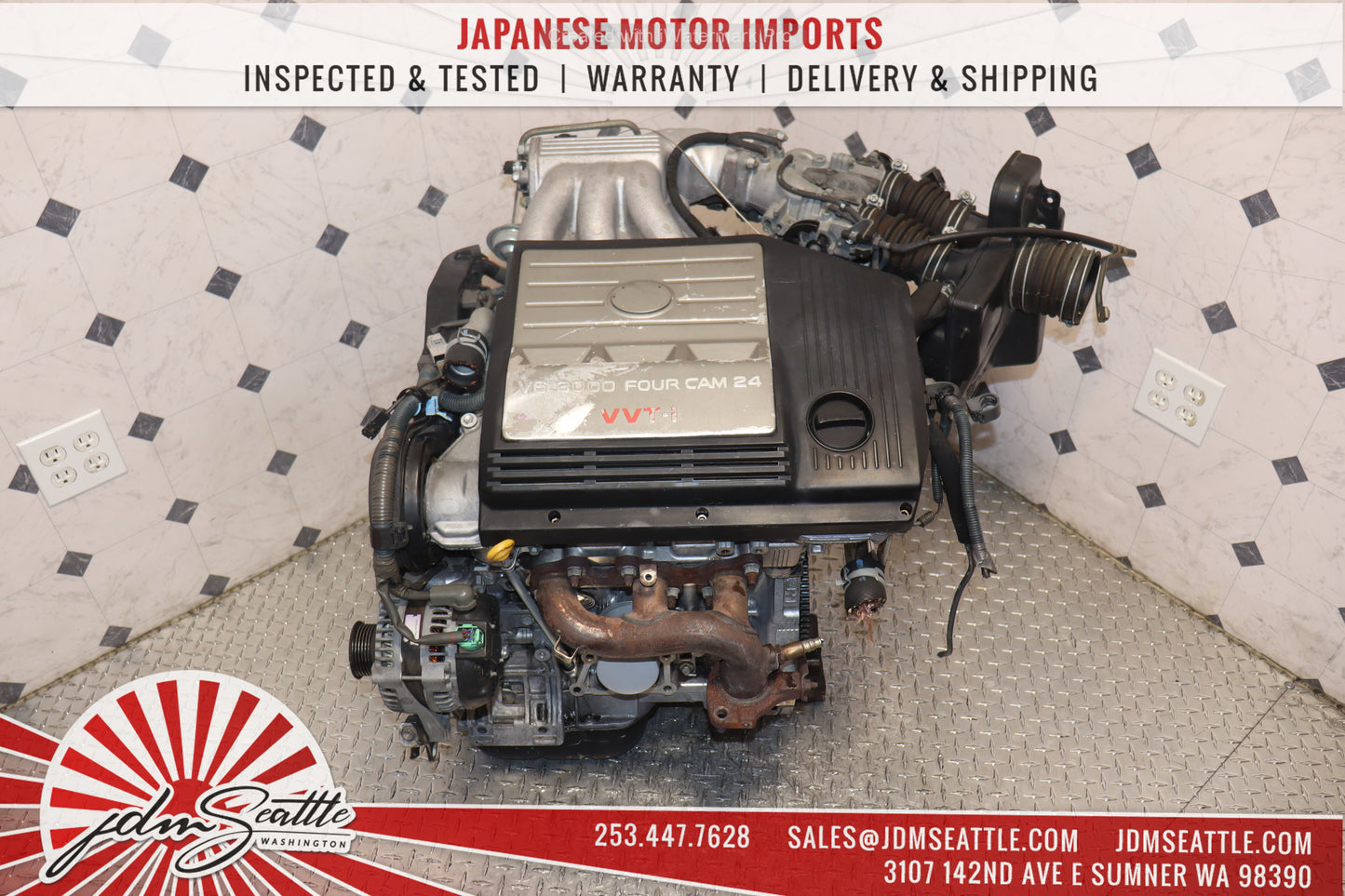 JDM 1MZ-FE 1999 - 2003 LEXUS RX300 TOYOTA HIGHLANDER 3.0L V6 AWD VVT-I ENGINE