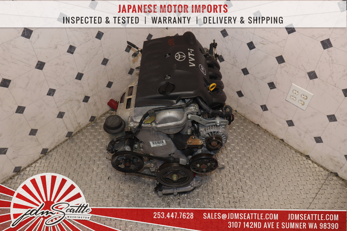 JDM 1NZ-FE 04 - 06 SCION XB XA / 00 - 05 TOYOTA ECHO / 05 - 19 YARIS 1.5L VVTI 4CYL ENGINE