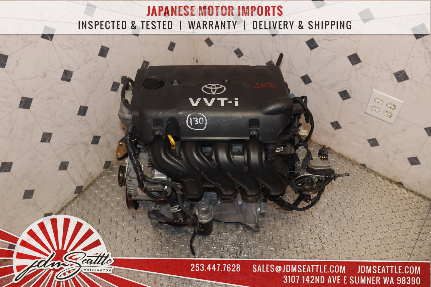 JDM 1NZ-FE 04 - 06 SCION XB XA / 00 - 05 TOYOTA ECHO / 05 - 19 YARIS 1.5L VVTI 4CYL ENGINE