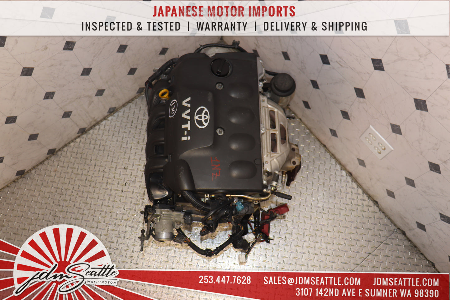 JDM 1NZ-FE 04 - 06 SCION XB XA / 00 - 05 TOYOTA ECHO / 05 - 19 YARIS 1.5L VVTI 4CYL ENGINE