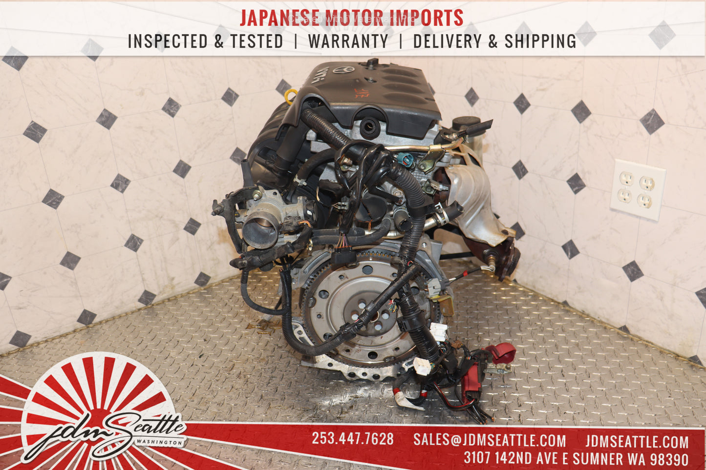 JDM 1NZ-FE 04 - 06 SCION XB XA / 00 - 05 TOYOTA ECHO / 05 - 19 YARIS 1.5L VVTI 4CYL ENGINE