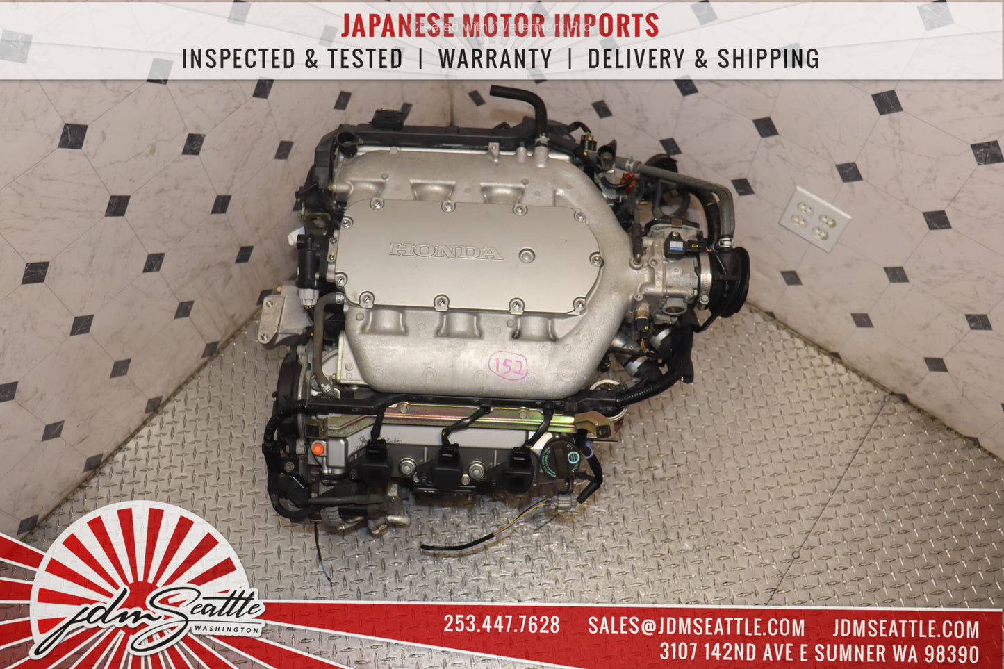 JDM J30A MOTOR 2003 - 2007 HONDA ACCORD 3.0L V6 SOHC VTEC ENGINE