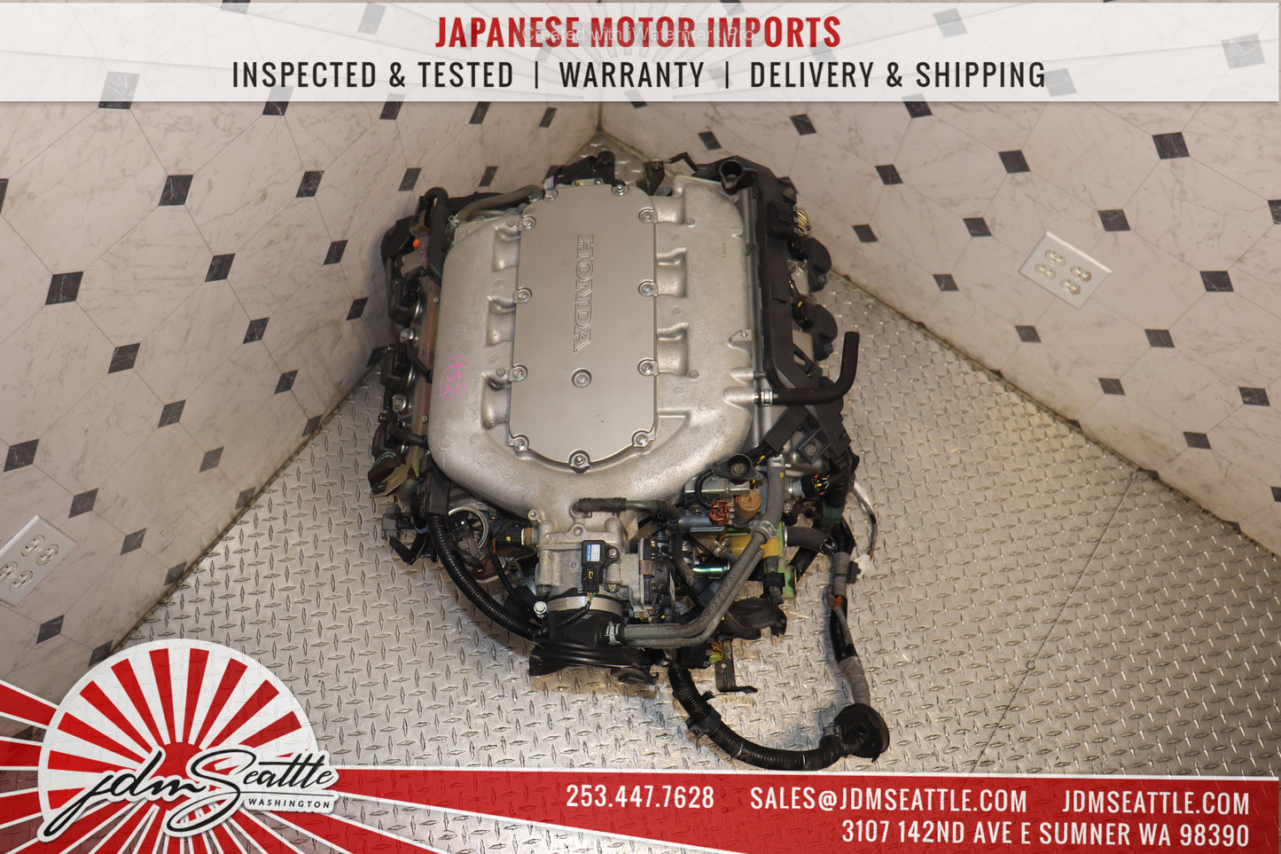 JDM J30A MOTOR 2003 - 2007 HONDA ACCORD 3.0L V6 SOHC VTEC ENGINE