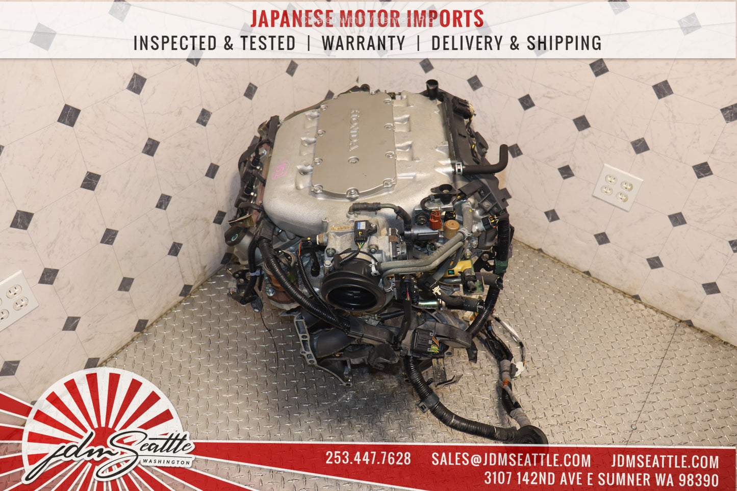 JDM J30A MOTOR 2003 - 2007 HONDA ACCORD 3.0L V6 SOHC VTEC ENGINE