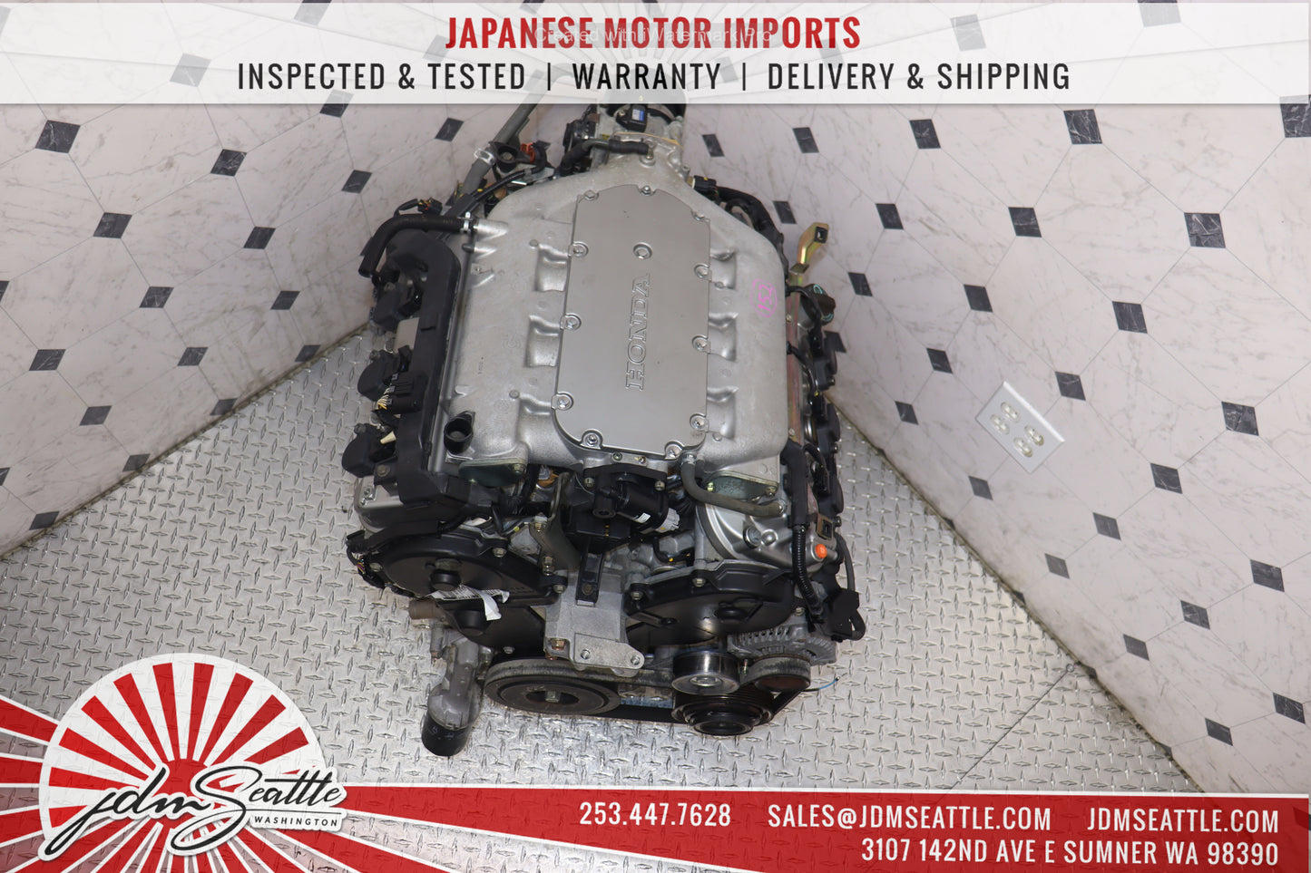 JDM J30A MOTOR 2003 - 2007 HONDA ACCORD 3.0L V6 SOHC VTEC ENGINE