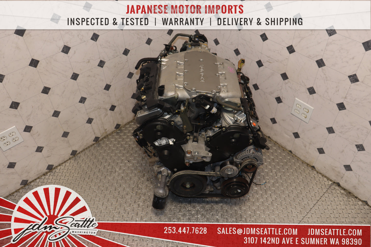 JDM J30A MOTOR 2003 - 2007 HONDA ACCORD 3.0L V6 SOHC VTEC ENGINE