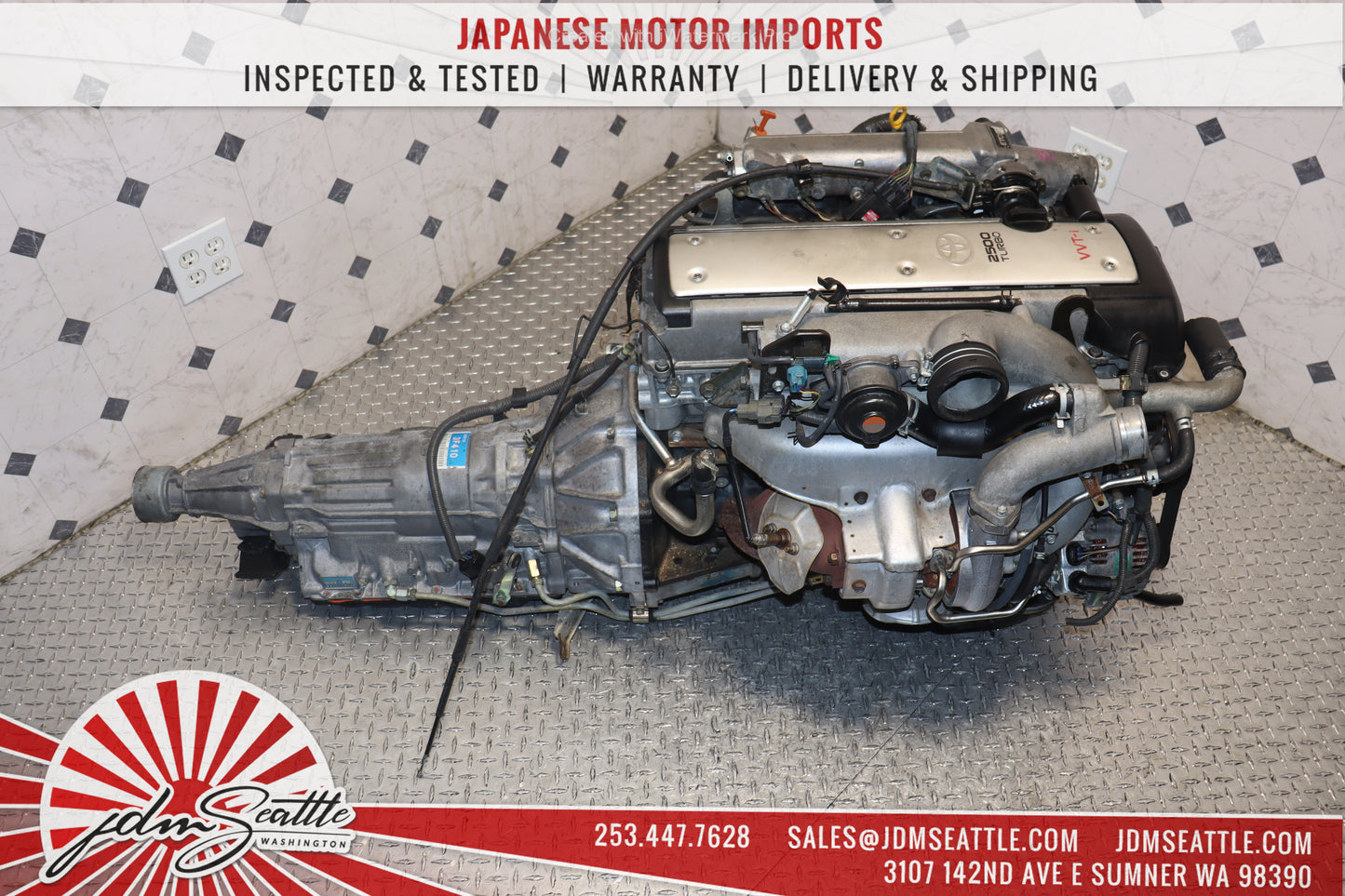 JDM 1JZ-GTE VVTI TURBO MOTOR & AUTOMATIC TRANSMISSION LEXUS IS300 GS300 TOYOTA CHASER MARK II SOARER 1JZ ENGINE SWAP