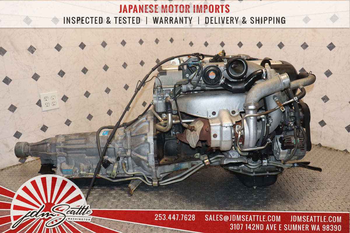 JDM 1JZ-GTE VVTI TURBO MOTOR & AUTOMATIC TRANSMISSION LEXUS IS300 GS300 TOYOTA CHASER MARK II SOARER 1JZ ENGINE SWAP