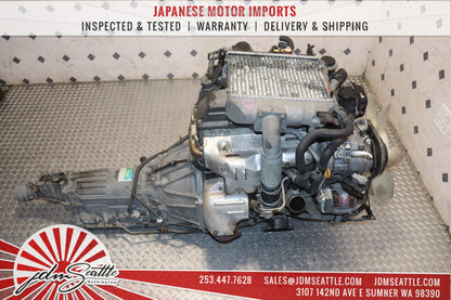 JDM 1KZ-TE MOTOR HILUX SURF 4RUNNER 3.0L TURBO DIESEL ENGINE W/ RWD TRANSMISSION