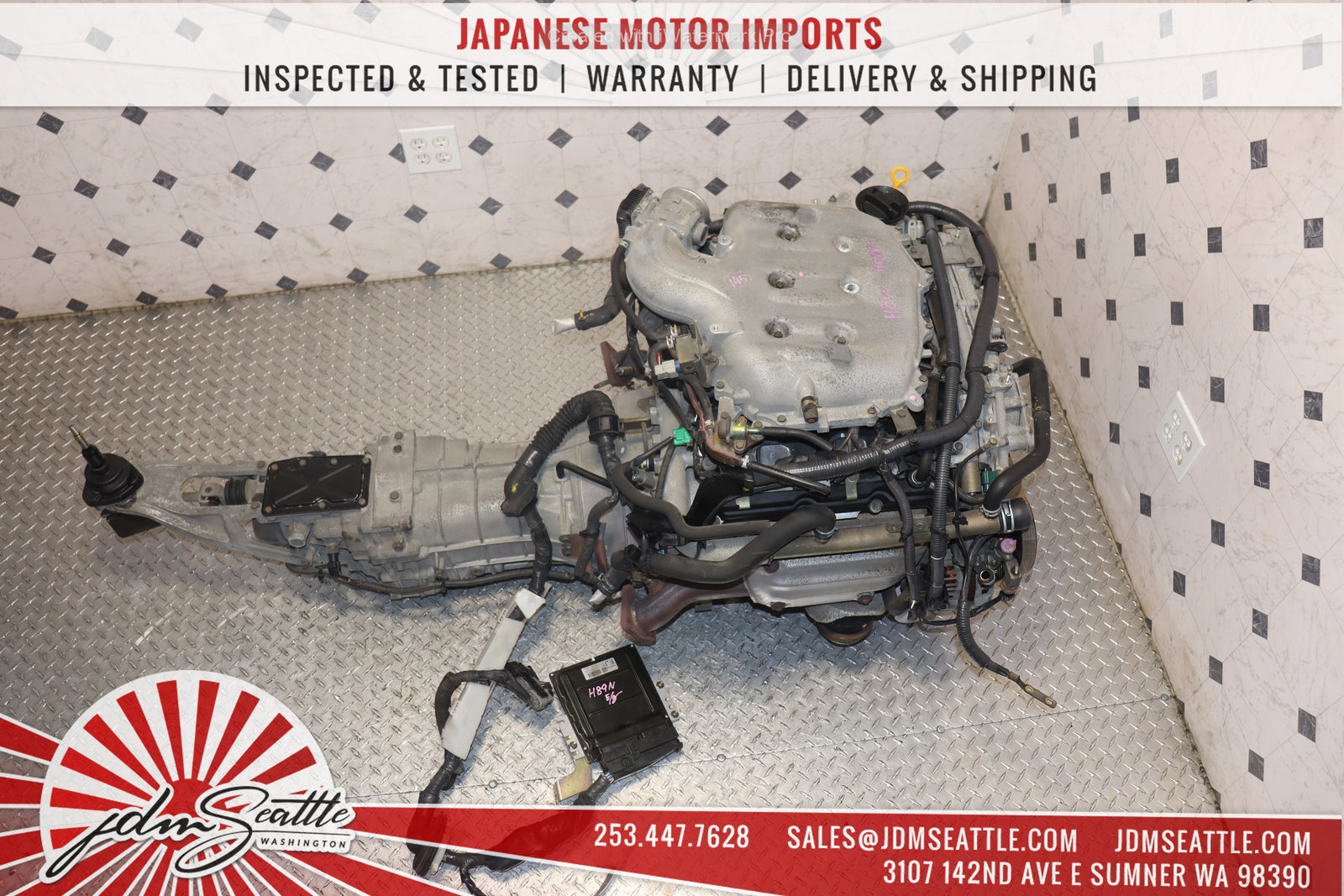2003-2005 Nissan 350Z & Infiniti G35 JDM VQ35DE 3.5L Engine & 6-Speed CD01 Transmission Swap
