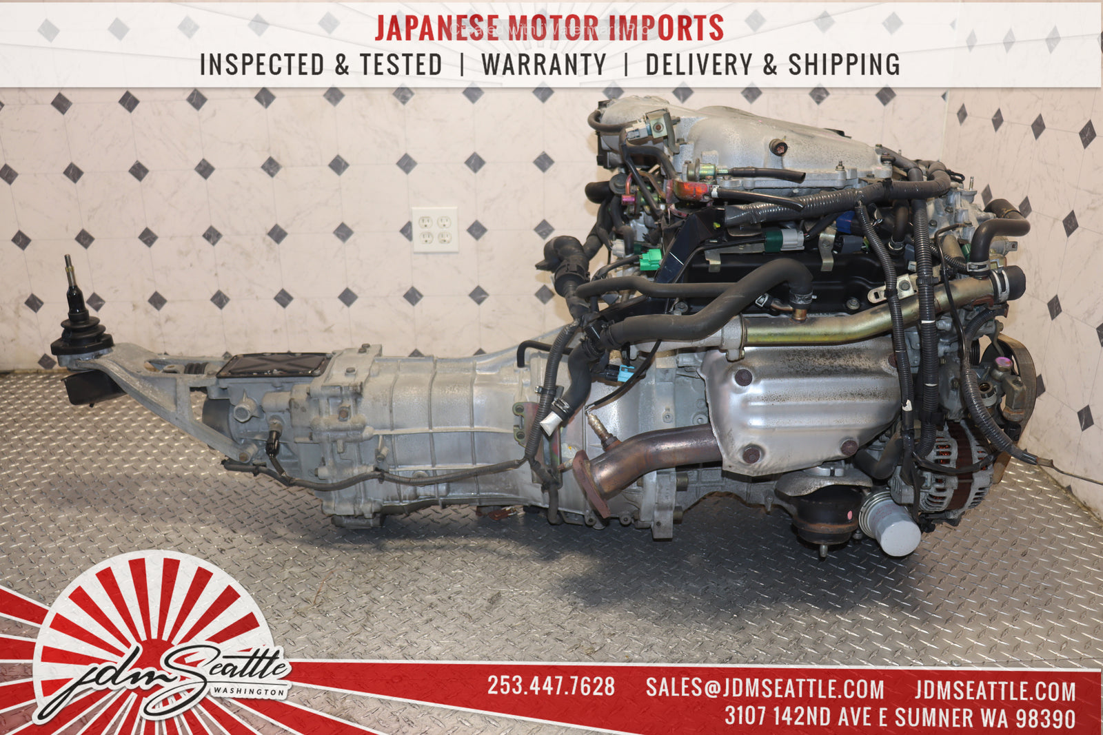 2003-2005 Nissan 350Z & Infiniti G35 JDM VQ35DE 3.5L Engine & 6-Speed CD01 Transmission Swap
