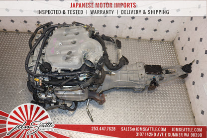 JDM VQ35DE 2003 - 2005 INFINITI G35 NISSAN 350Z 3.5L V6 ENGINE W/ 6 SPEED MANUAL TRANSMISSION CD01