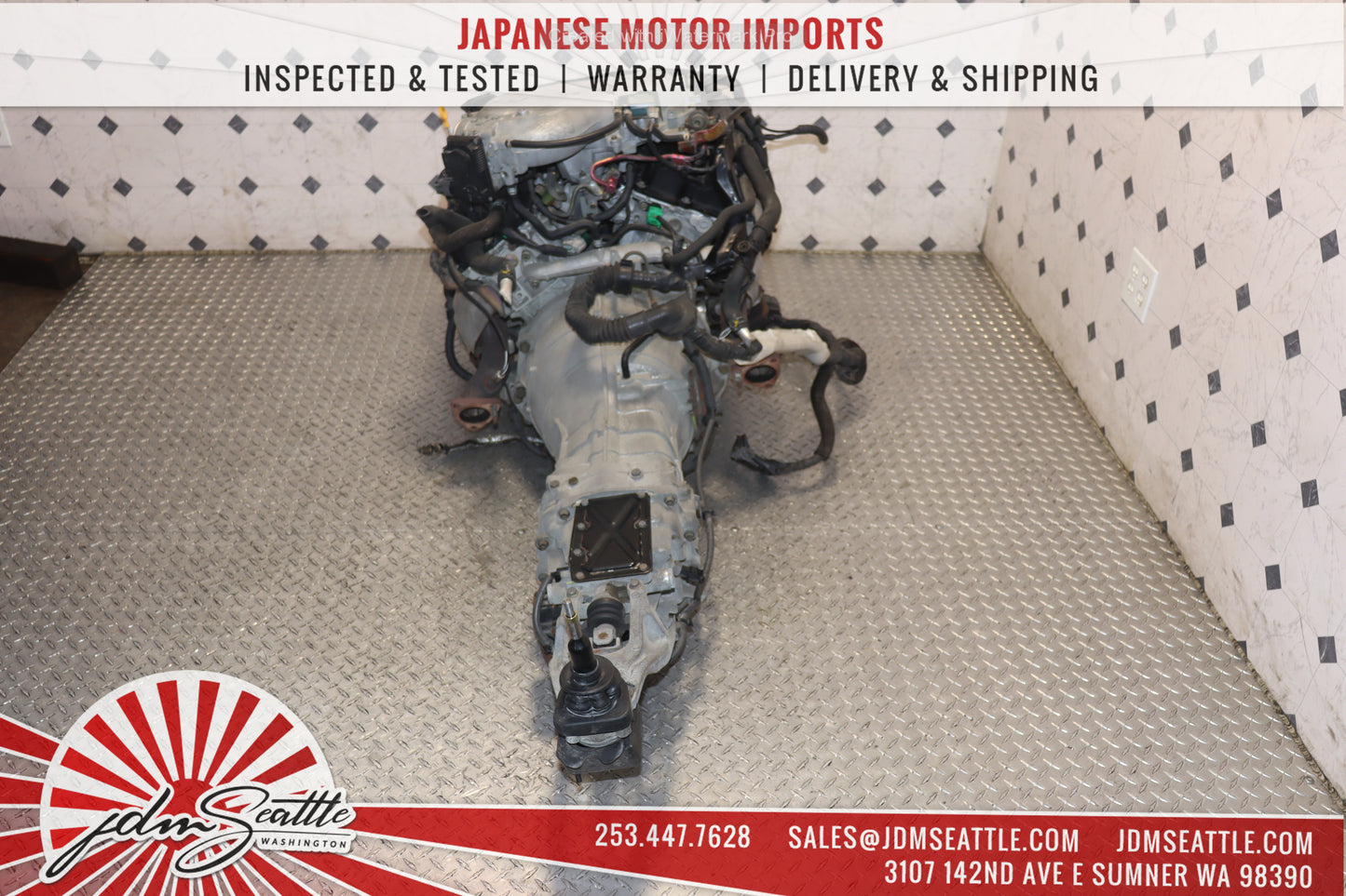 JDM VQ35DE 2003 - 2005 INFINITI G35 NISSAN 350Z 3.5L V6 ENGINE W/ 6 SPEED MANUAL TRANSMISSION CD01