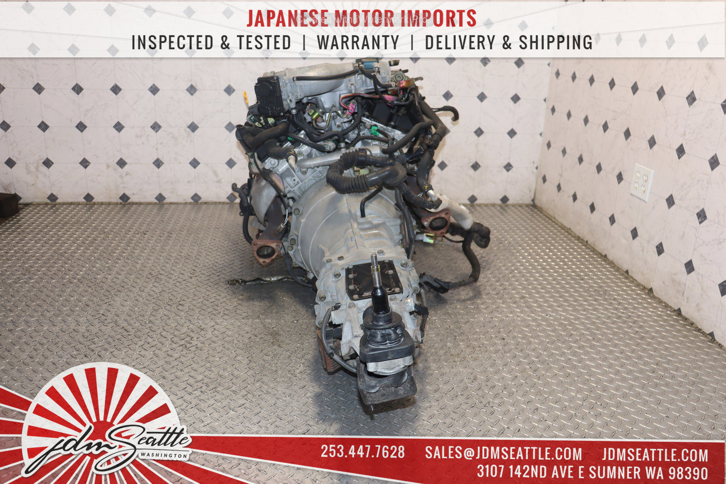 JDM VQ35DE 2003 - 2005 INFINITI G35 NISSAN 350Z 3.5L V6 ENGINE W/ 6 SPEED MANUAL TRANSMISSION CD01