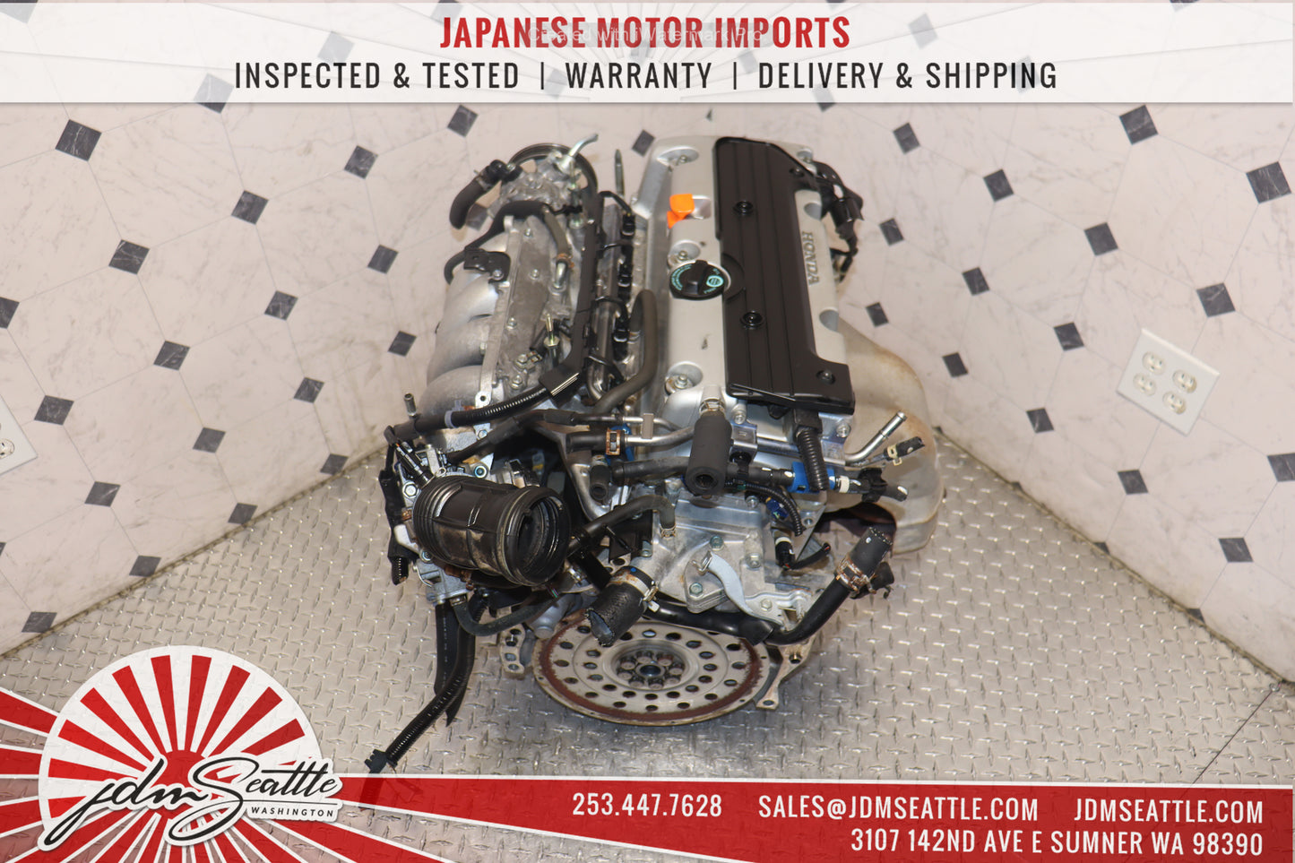 JDM K24A RBB-3 MOTOR 2004- 2008 ACURA TSX 2.4L DOHC IVTEC HIGH COMP 3-LOBE ENGINE