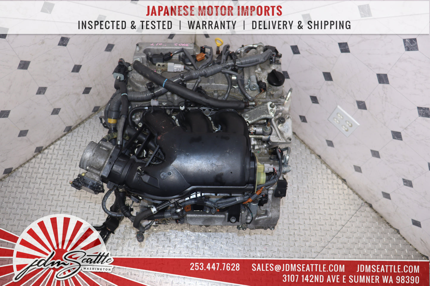 JDM 2GR-FE 07 - 12 TOYOTA CAMRY AVALON SIENNA RAV4 / RX350 ES350 3.5L FWD ENGINE