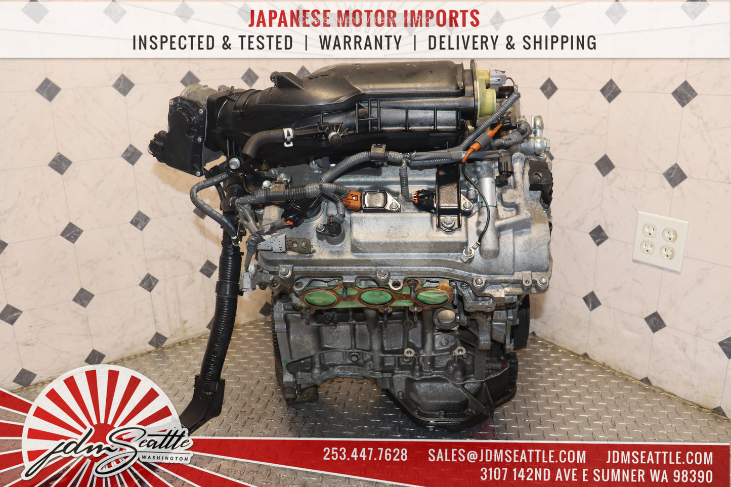 JDM 2GR-FE 07 - 12 TOYOTA CAMRY AVALON SIENNA RAV4 / RX350 ES350 3.5L FWD ENGINE