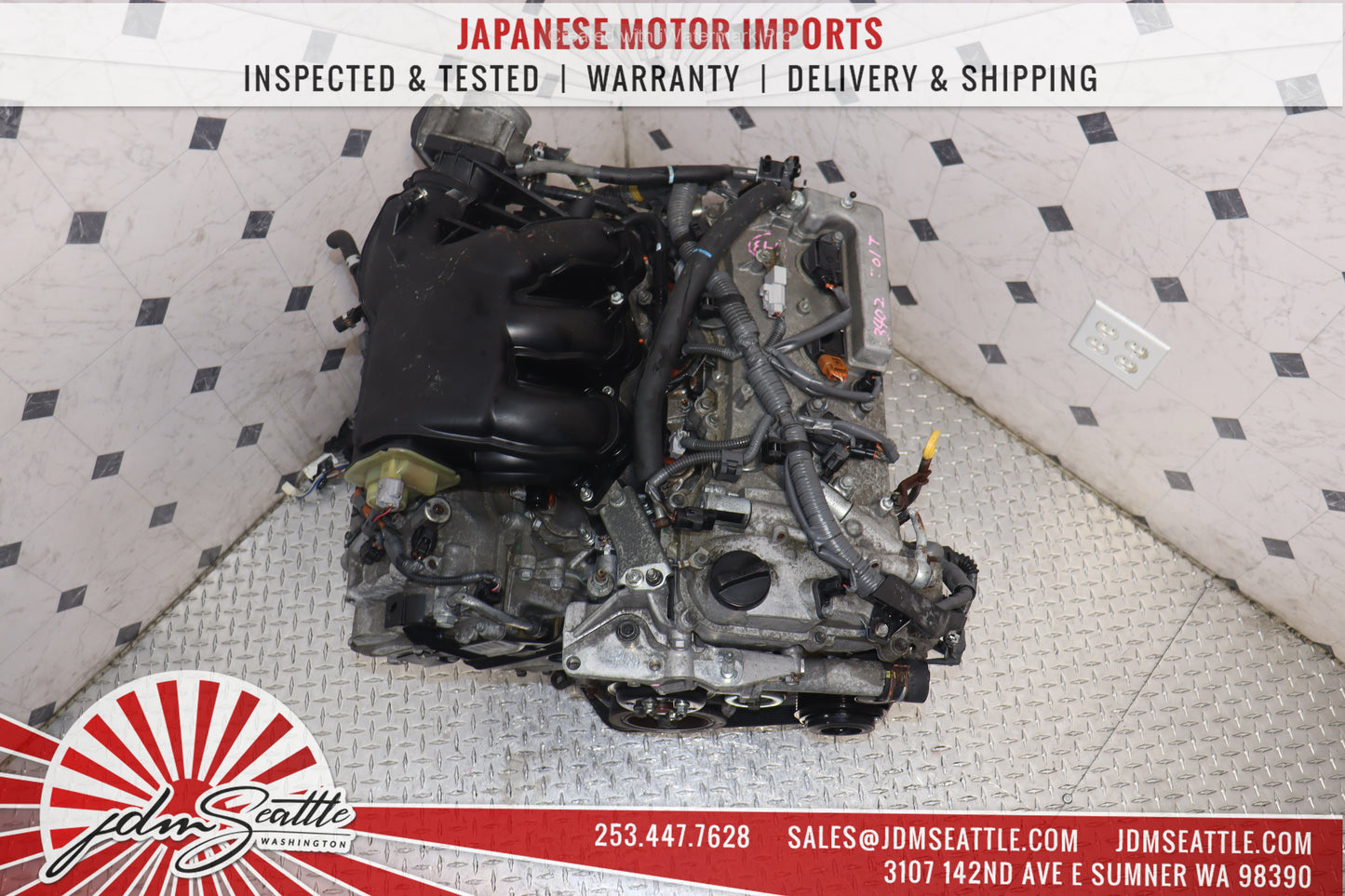 JDM 2GR-FE 07 - 12 TOYOTA CAMRY AVALON SIENNA RAV4 / RX350 ES350 3.5L FWD ENGINE