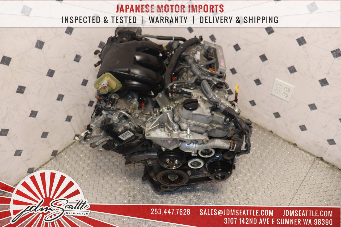 JDM 2GR-FE 07 - 12 TOYOTA CAMRY AVALON SIENNA RAV4 / RX350 ES350 3.5L FWD ENGINE