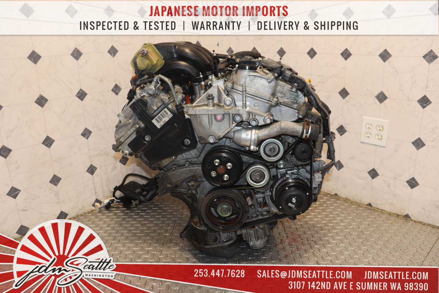 JDM 2GR-FE 07 - 12 TOYOTA CAMRY AVALON SIENNA RAV4 / RX350 ES350 3.5L FWD ENGINE