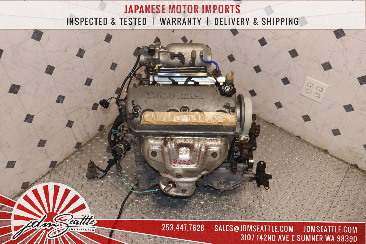 JDM D16ZC MOTOR 1996 - 2000 HONDA CIVIC 1.6L SOHC NON VTEC ENGINE D16