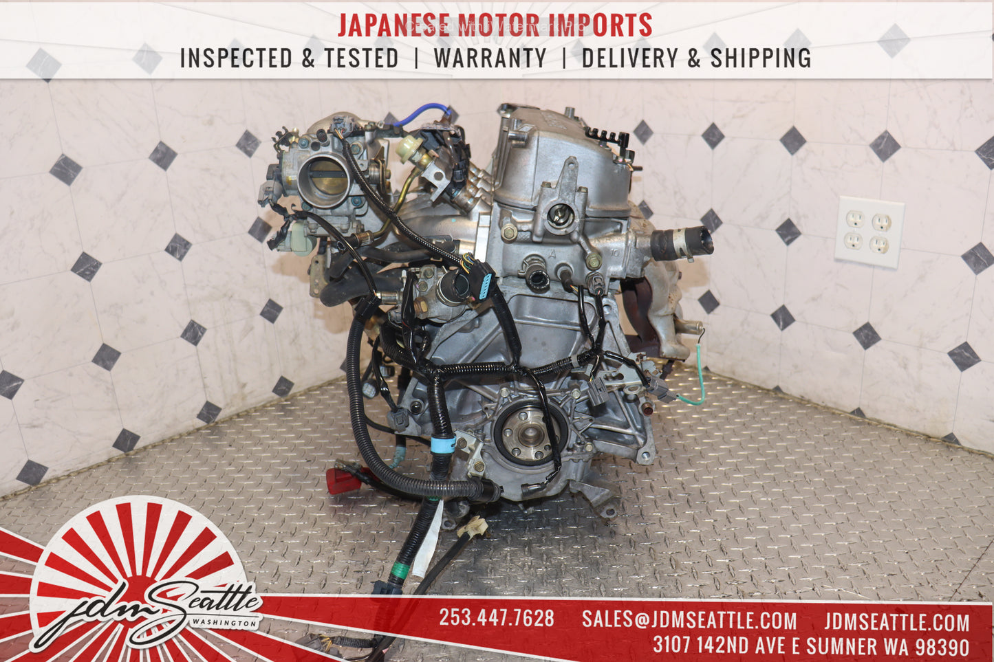 JDM D16ZC MOTOR 1996 - 2000 HONDA CIVIC 1.6L SOHC NON VTEC ENGINE D16