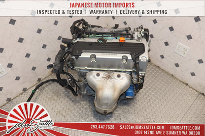 JDM K24A RBB-2 HIGH COMP 2.4L MOTOR 3-LOBE HONDA 04-08 ACURA TSX ENGINE