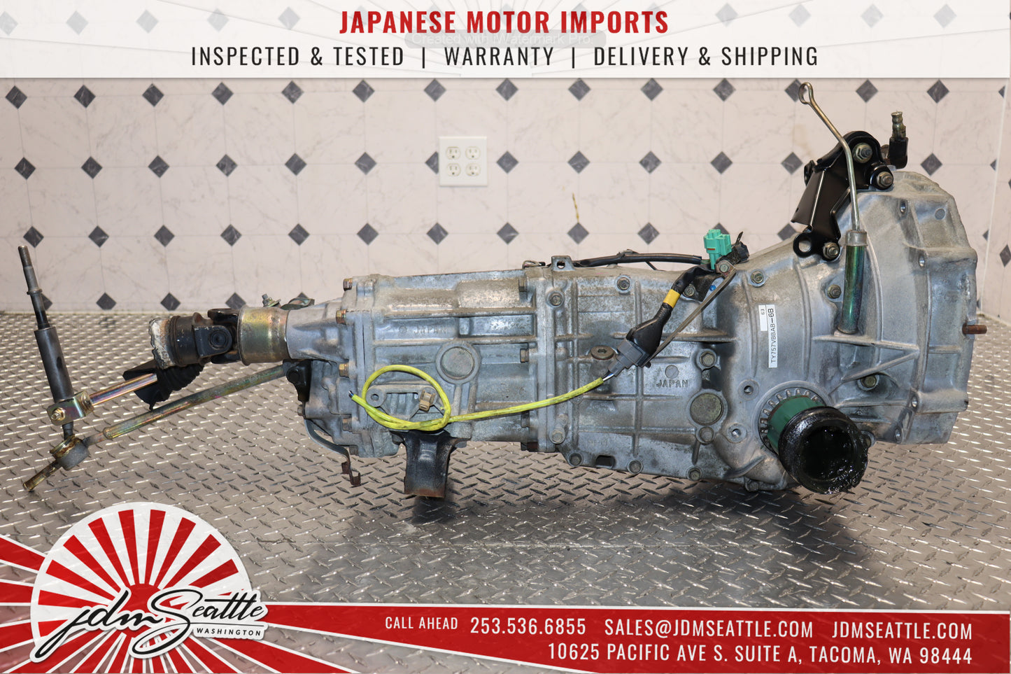 JDM 2008-2014 Subaru WRX 5 Speed AWD Transmission 4.11 TY757VBBAB M/T MANUAL TRANS 08 09 10 11 12 13 14