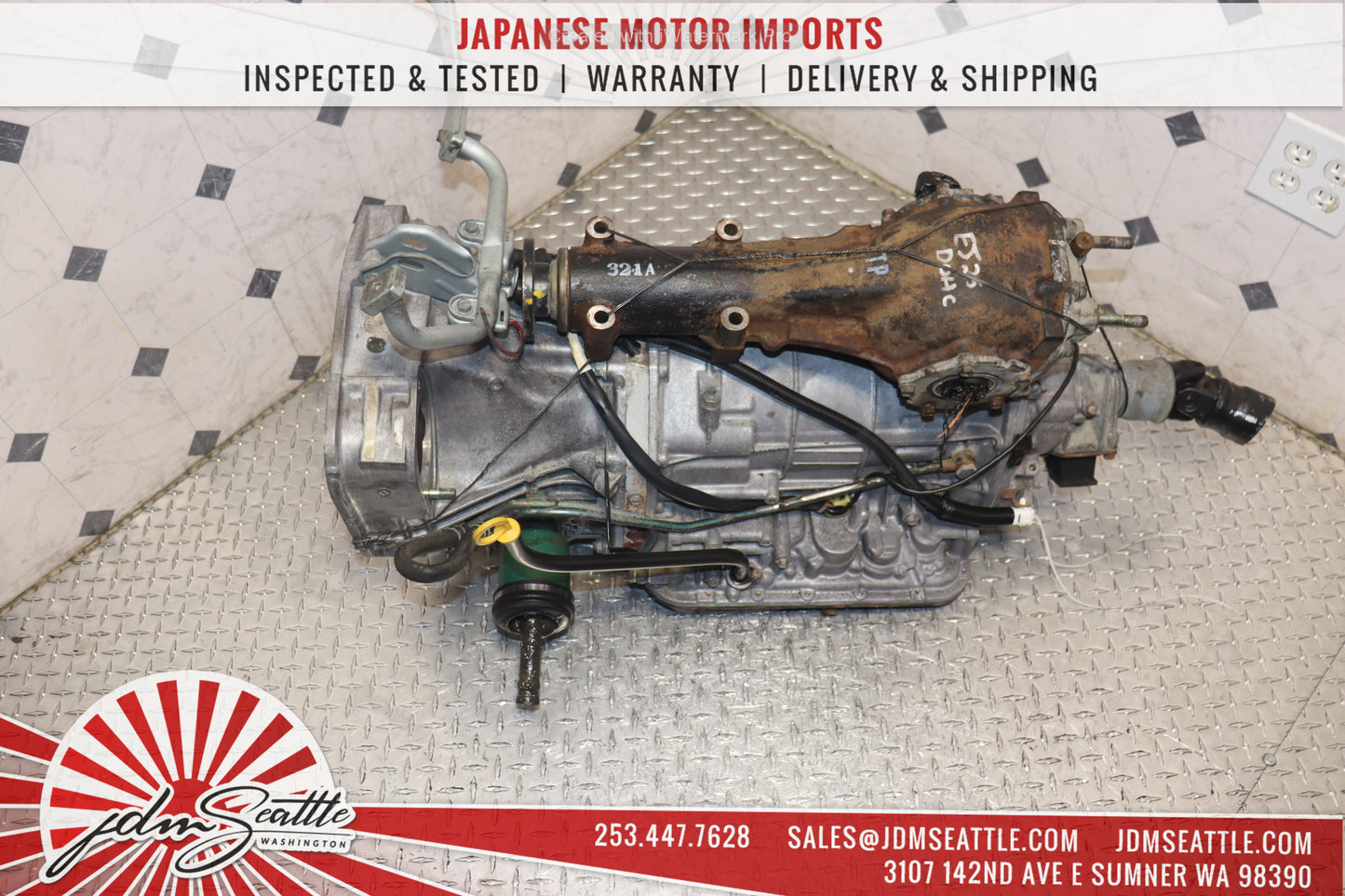 JDM EJ25 1998 - 1999 SUBARU LEGACY OUTBACK FORESTER 2.5L AUTOMATIC AWD TRANSMISSION W/ DIFF