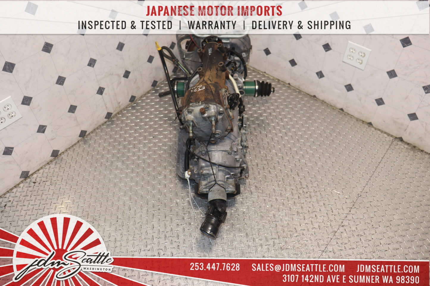 JDM EJ25 1998 - 1999 SUBARU LEGACY OUTBACK FORESTER 2.5L AUTOMATIC AWD TRANSMISSION W/ DIFF