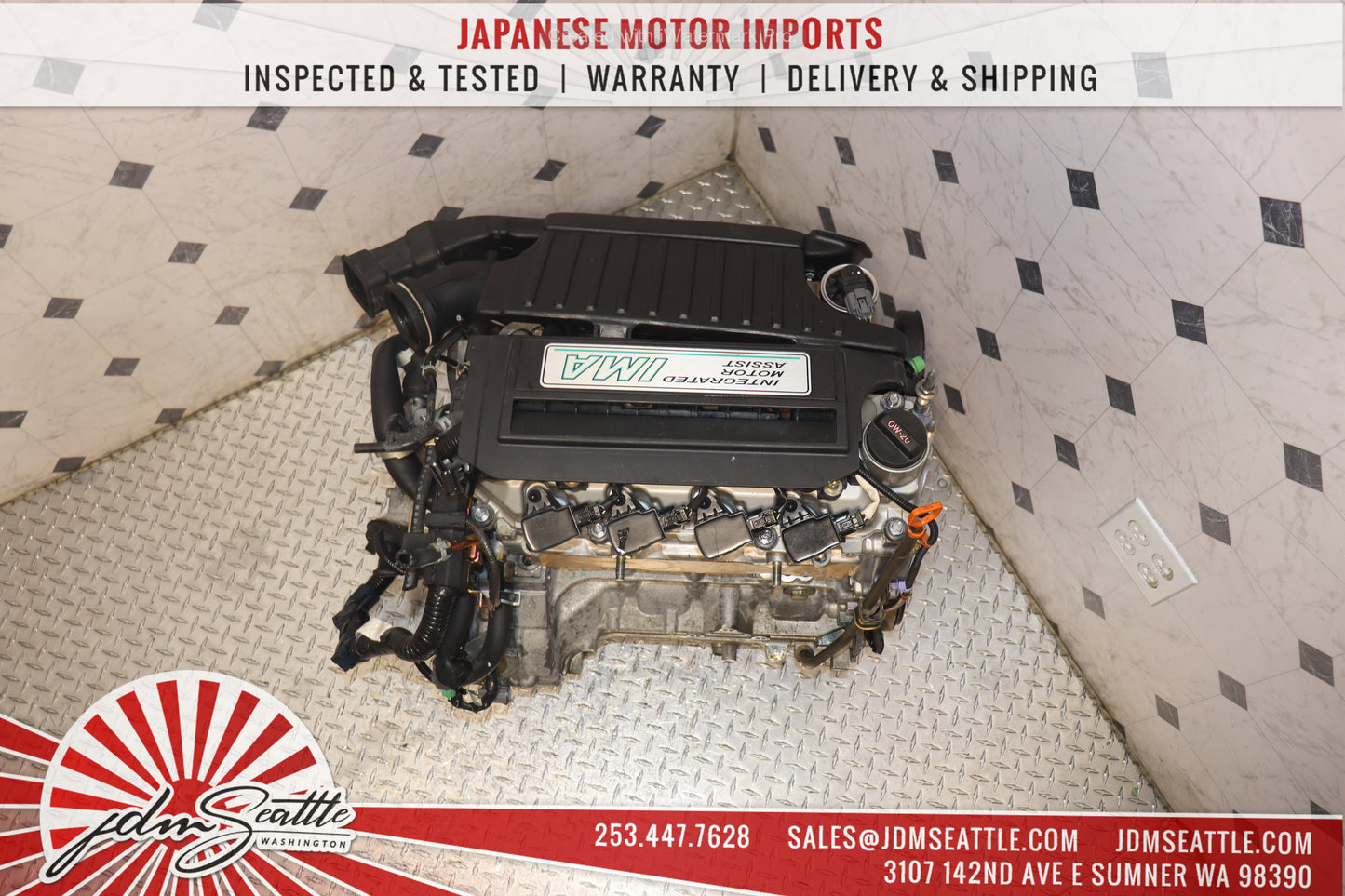 JDM LDA1 MF3 2003 2004 2005 HONDA CIVIC 1.3L IMA HYBRID ENGINE