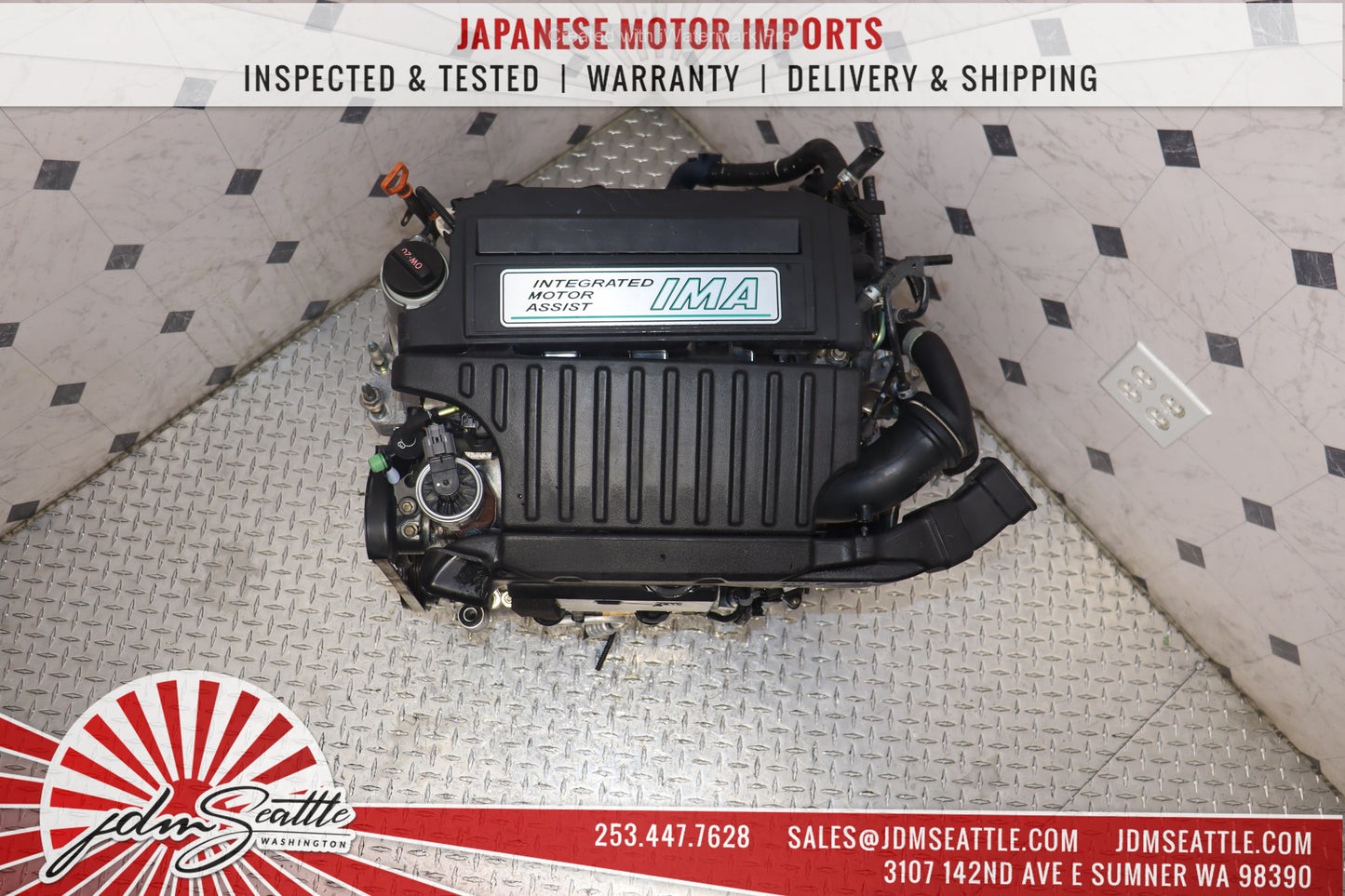 JDM LDA1 MF3 2003 2004 2005 HONDA CIVIC 1.3L IMA HYBRID ENGINE