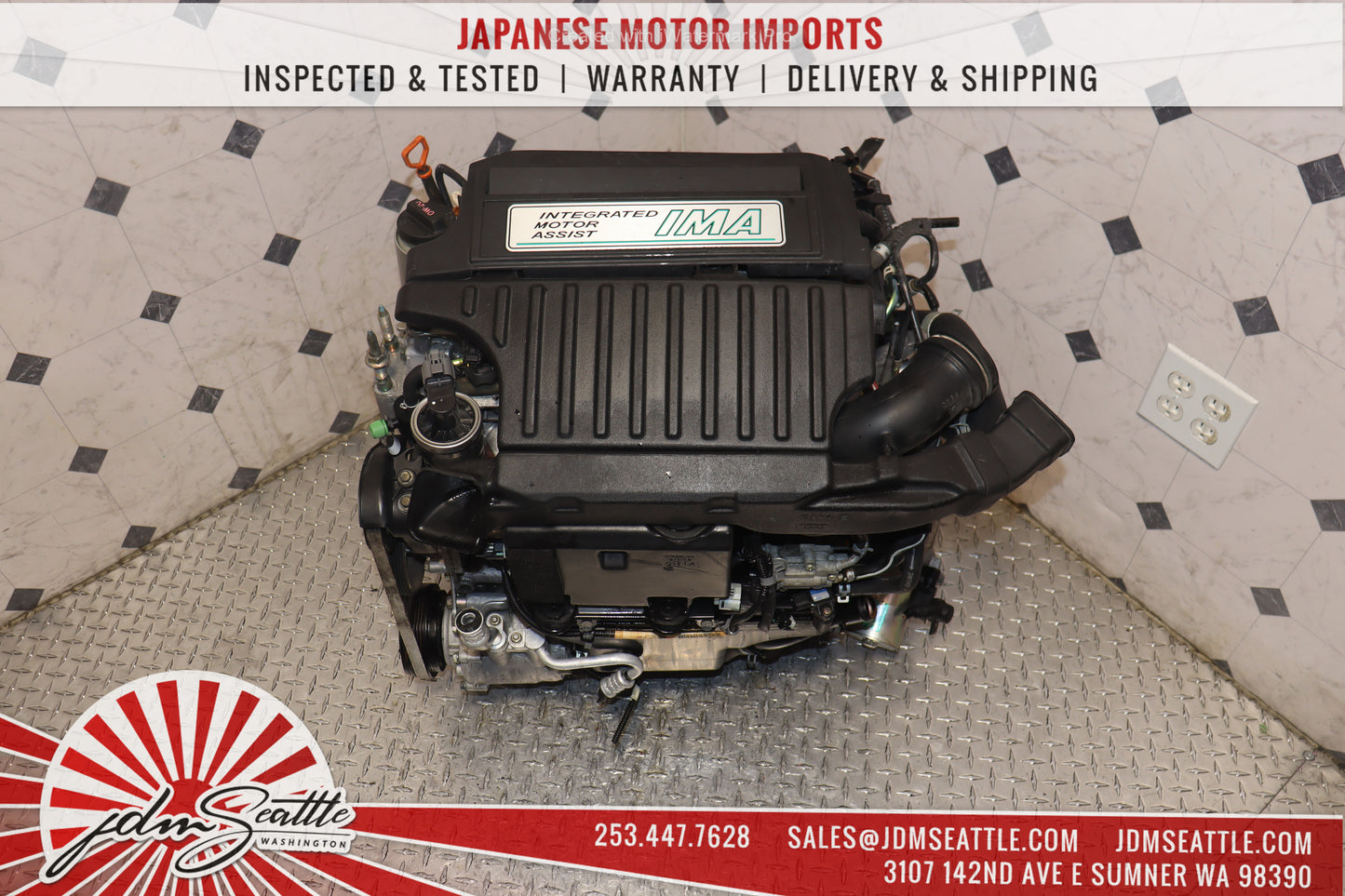 JDM LDA1 MF3 2003 2004 2005 HONDA CIVIC 1.3L IMA HYBRID ENGINE