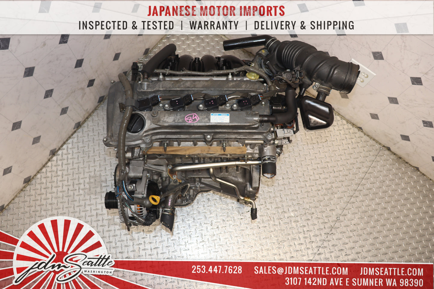 JDM 04-08 TOYOTA RAV4 2.4L ENGINE DOHC 2AZ 08-15 SCION XB MOTOR