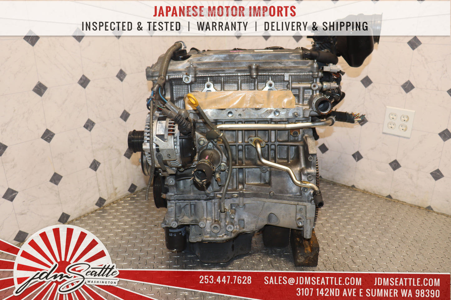 JDM 04-08 TOYOTA RAV4 2.4L ENGINE DOHC 2AZ 08-15 SCION XB MOTOR