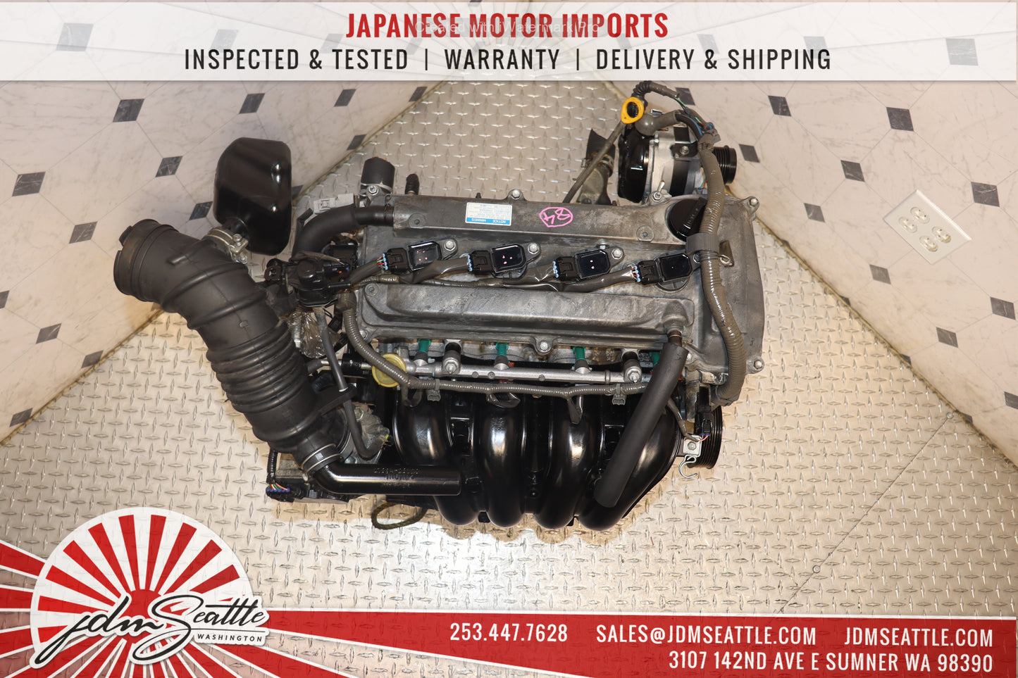 JDM 04-08 TOYOTA RAV4 2.4L ENGINE DOHC 2AZ 08-15 SCION XB MOTOR