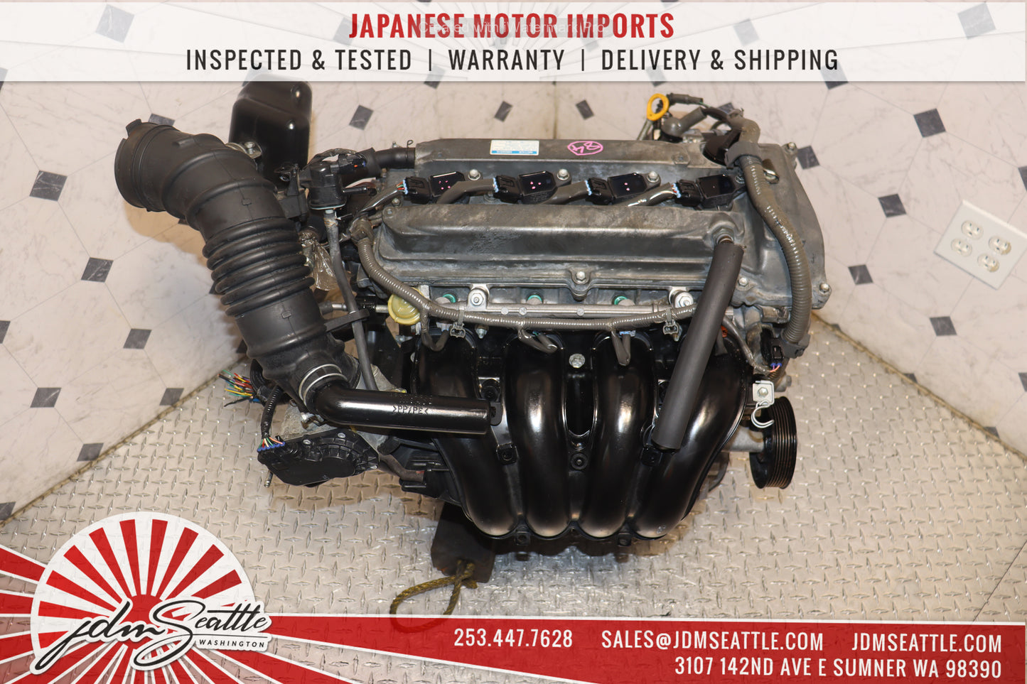 JDM 04-08 TOYOTA RAV4 2.4L ENGINE DOHC 2AZ 08-15 SCION XB MOTOR