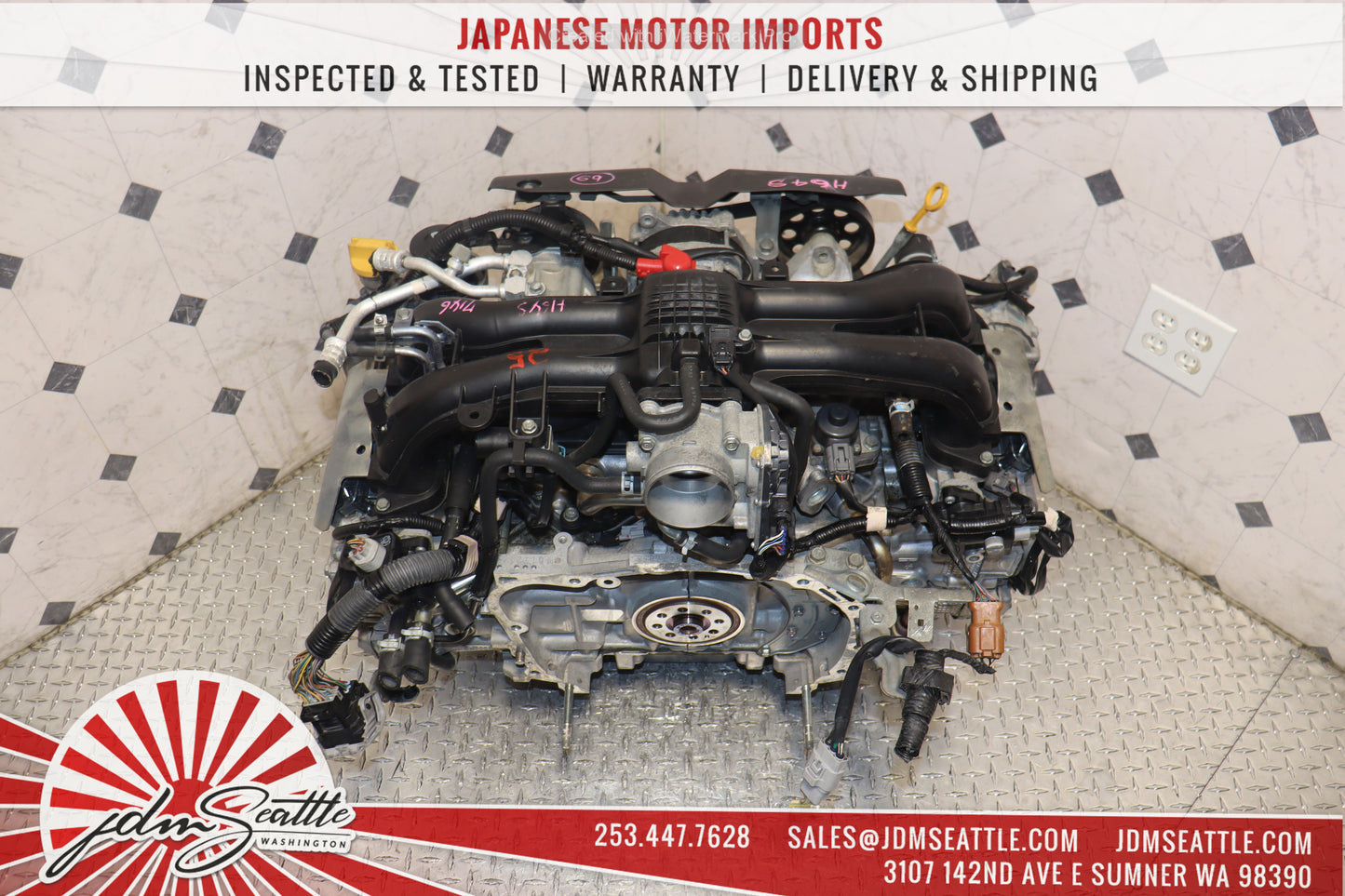 JDM FB25 2011 - 2018 SUBARU FORESTER 2013 - 2018 SUBARU LEGACY / OUTBACK 2.5L 4CYL DOHC ENGINE