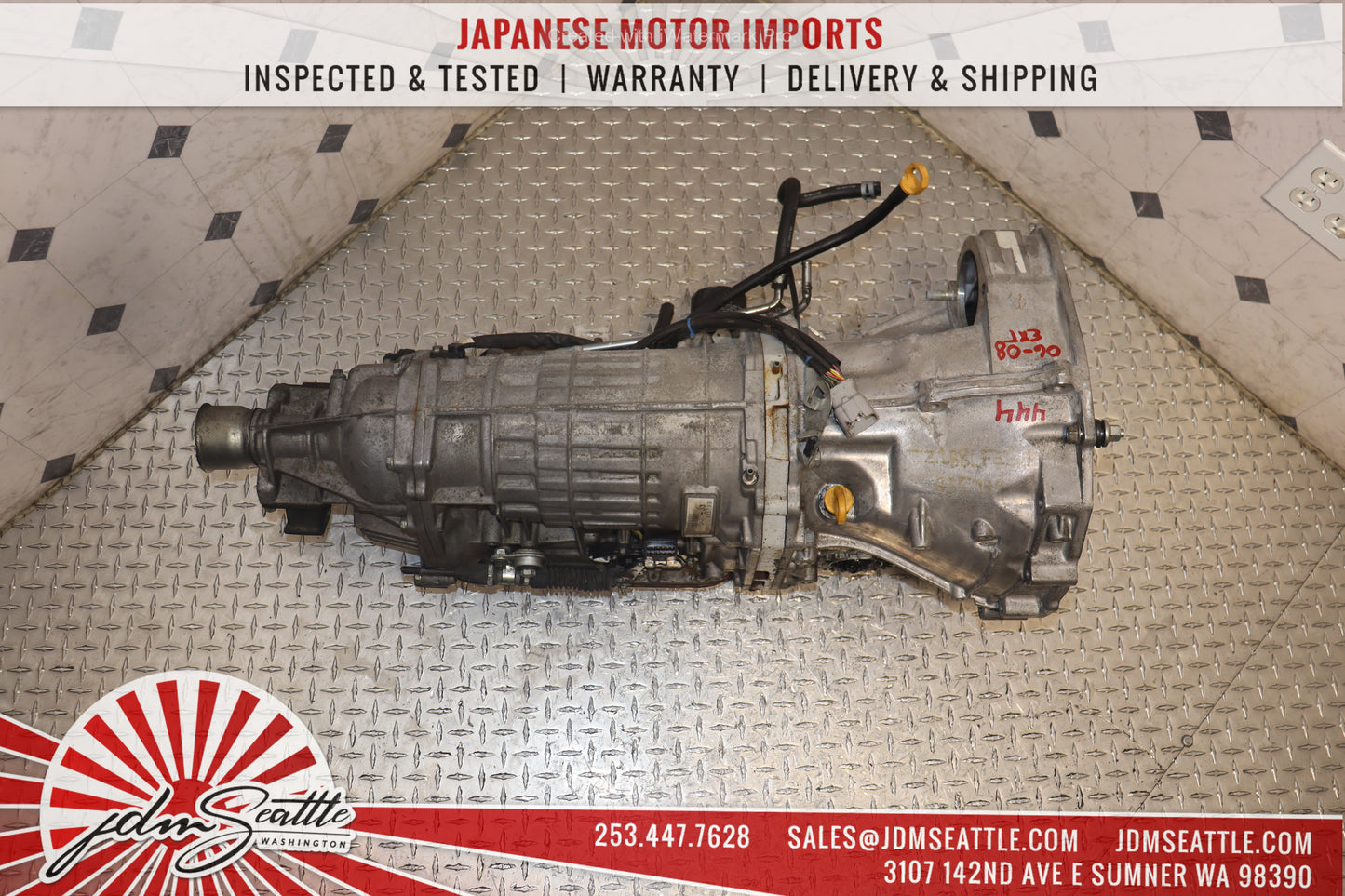 JDM EJ25 06 - 08 SUBARU LEGACY OUTBACK FORESTER 2.5L NON-CVT AUTOMATIC TRANSMISSION W/ EXTERNAL FILTER