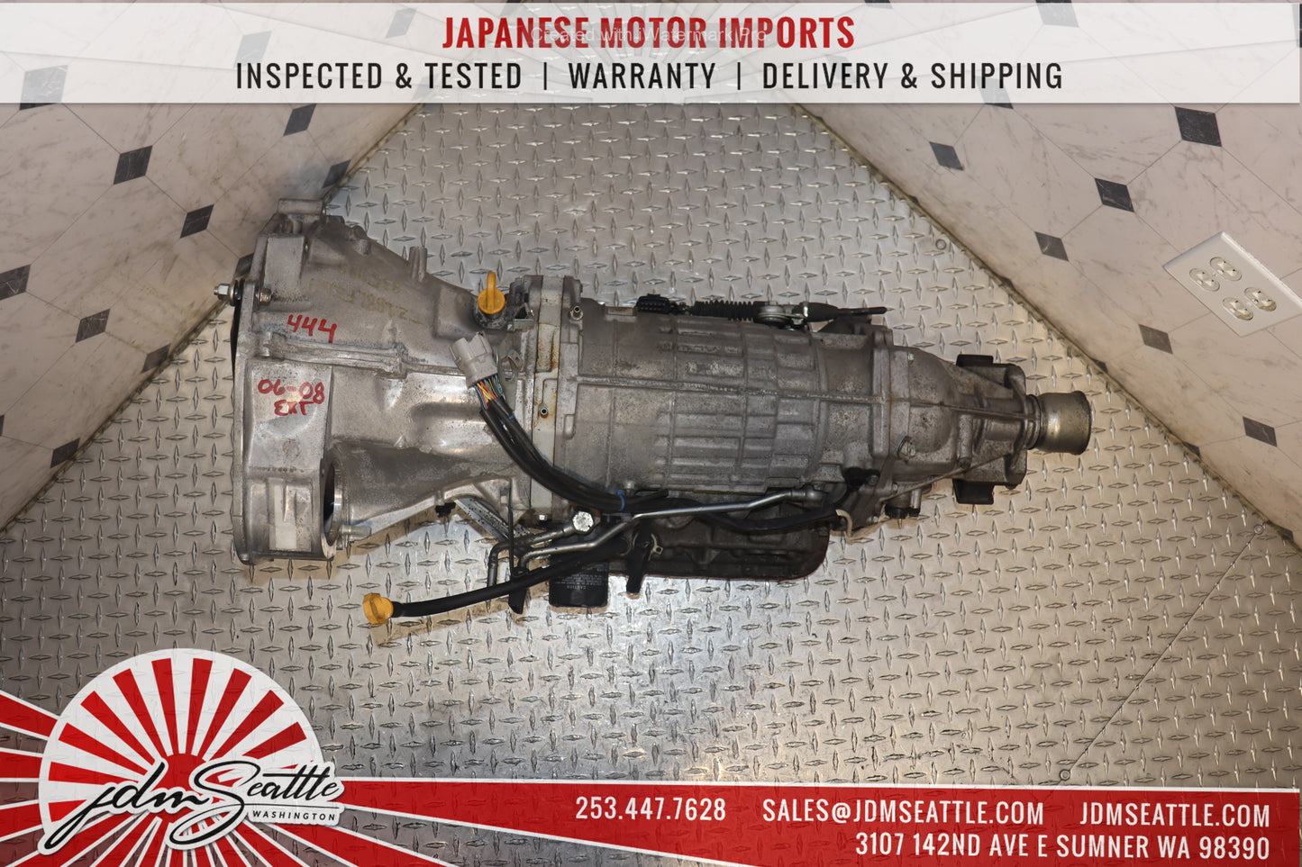 JDM EJ25 06 - 08 SUBARU LEGACY OUTBACK FORESTER 2.5L NON-CVT AUTOMATIC TRANSMISSION W/ EXTERNAL FILTER