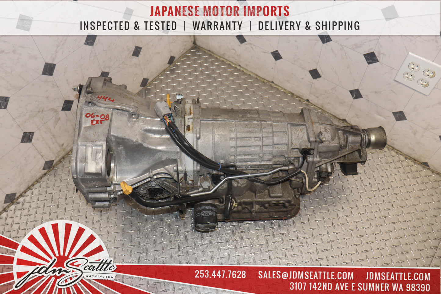 JDM EJ25 06 - 08 SUBARU LEGACY OUTBACK FORESTER 2.5L NON-CVT AUTOMATIC TRANSMISSION W/ EXTERNAL FILTER